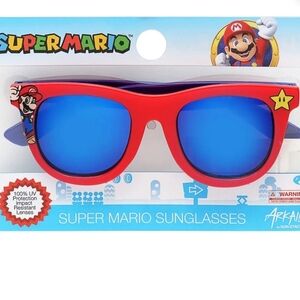 Nintendo Super Mario Brothers Red Wayfarer-Style Kids Sunglasses